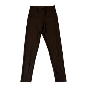 NWT Emily Hsu Designs Layla Jacquard Brown Shimmer Leggings, Size XL